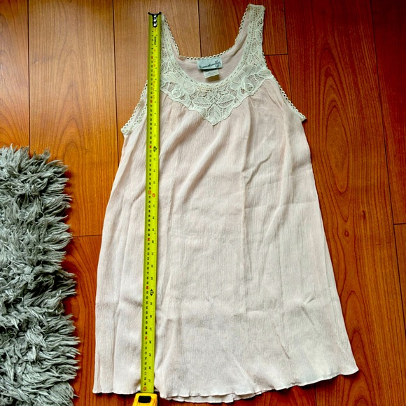 Unmentionables Vintage silk slip light pink - Picture 4 of 9